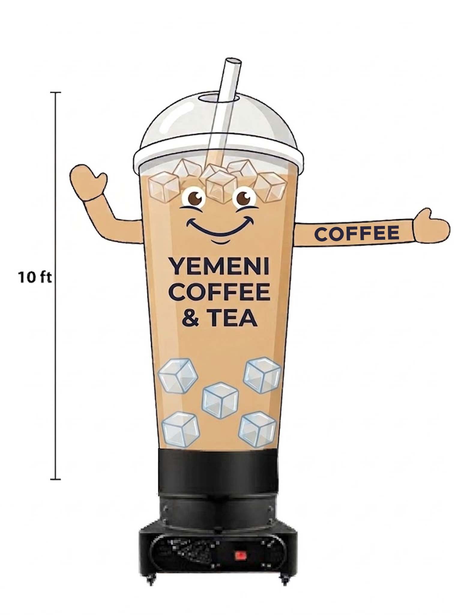 10Ft Yemeni Coffee and tea Inflatable Balloon 10FT Yemeni Coffee & Tea Inflatable Balloon