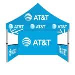 10x10 AT&T advertising canopy tent