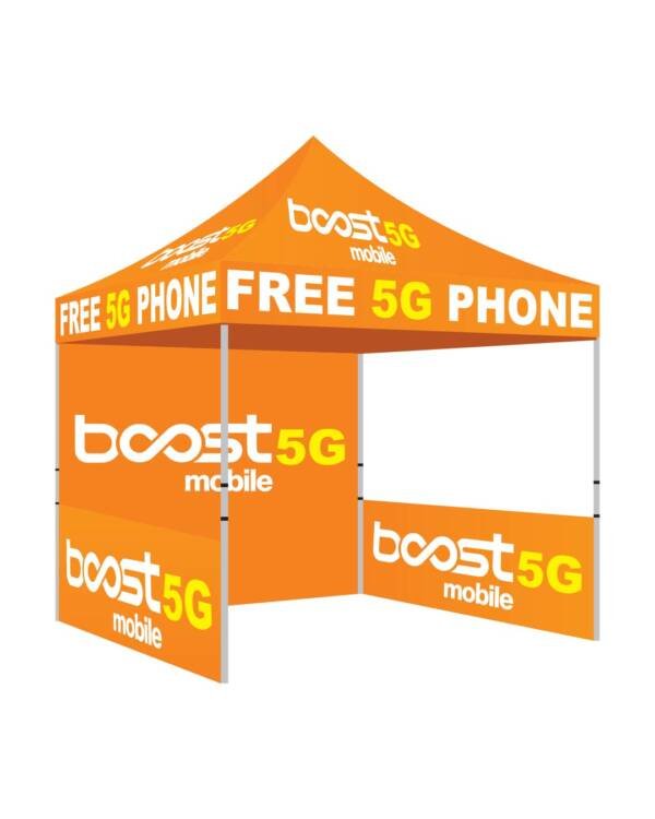 10x10 Boost Mobile 5G canopy tent