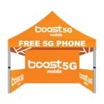 10x10 Boost Mobile 5G canopy tent