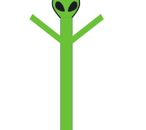 20FT Alien Air Dancer Inflatable Tube Man