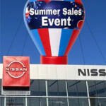 22ft car dealership rooftop balloon