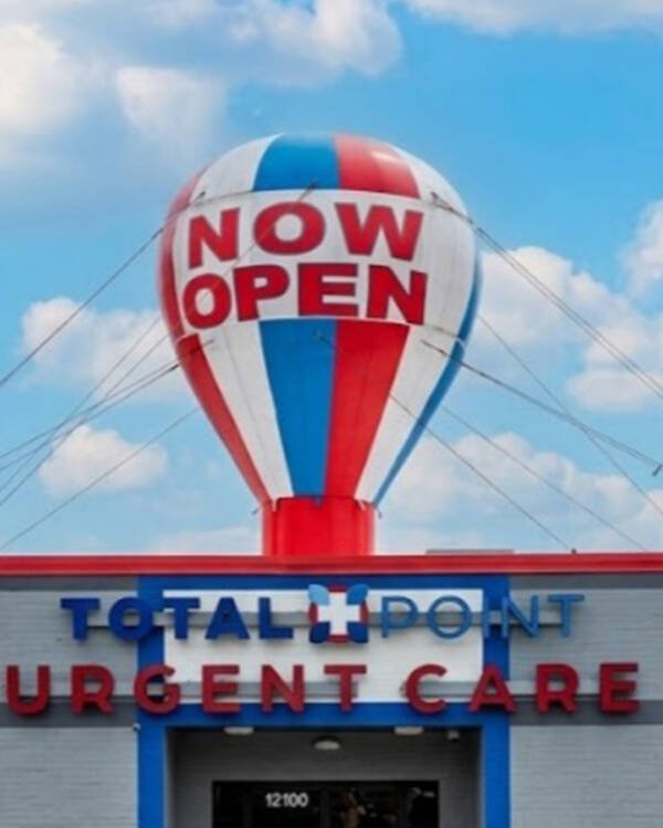 22ft urgent care rooftop balloon