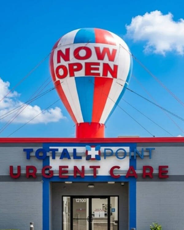 22ft urgent care rooftop balloon