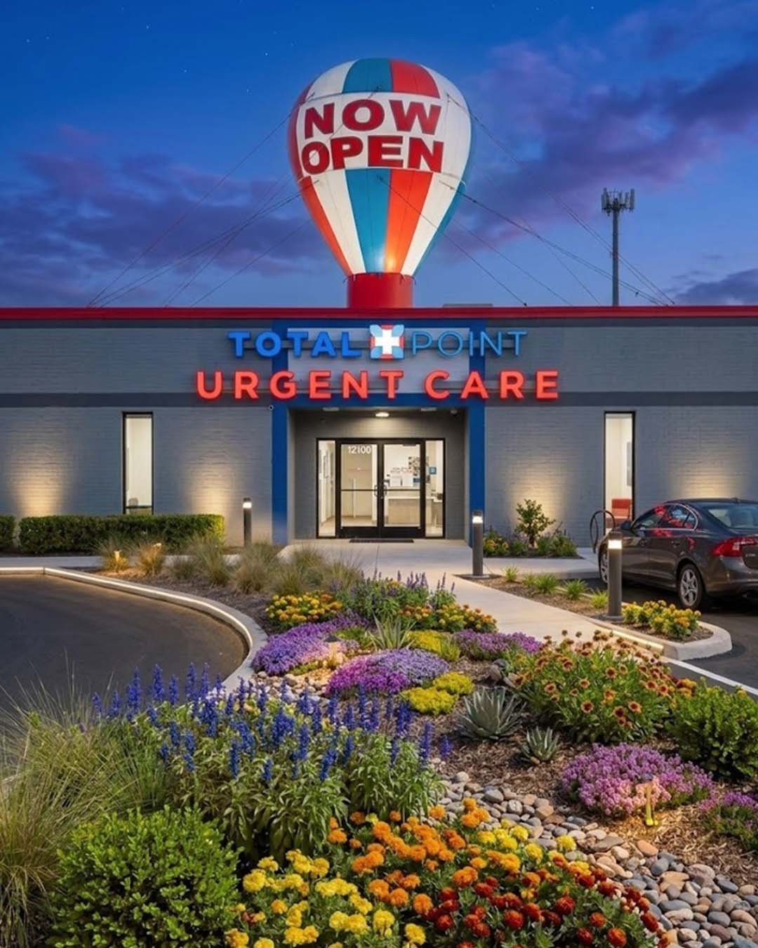 22ft urgent care rooftop balloon