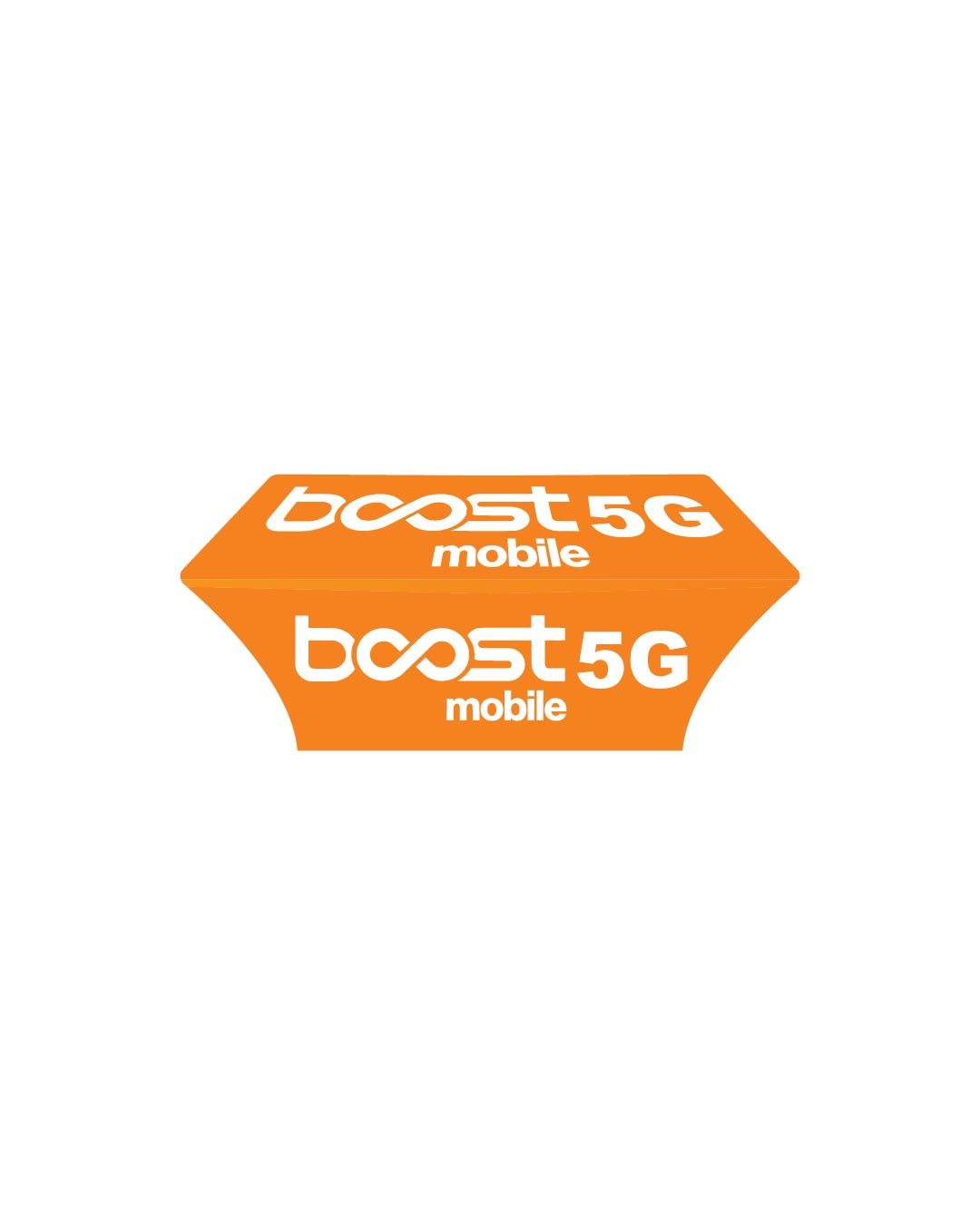 6FT Boost Mobile 5G stretch table cover