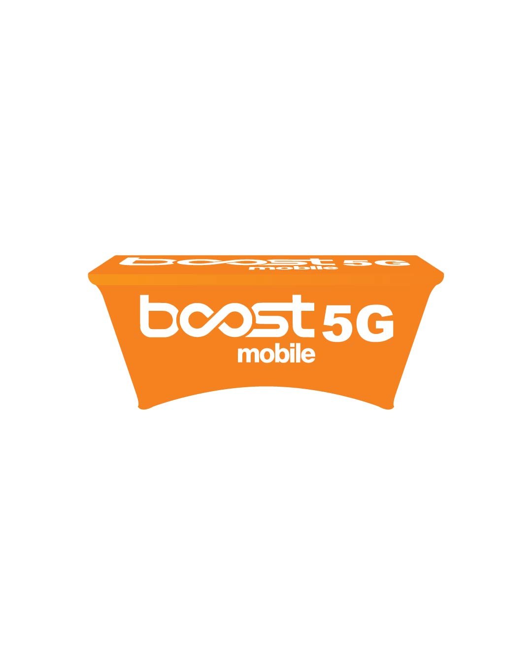6FT Boost Mobile 5G stretch table cover