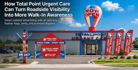 How Total Point Urgent Care Turns Roadside Visibility Into More Walk-In Awareness