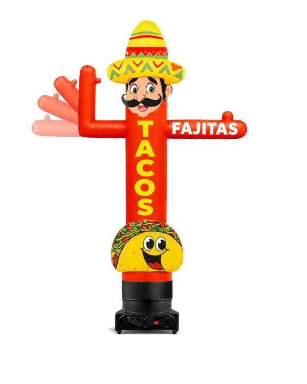 10ft Tacos & Fajitas Waving Man Inflatable