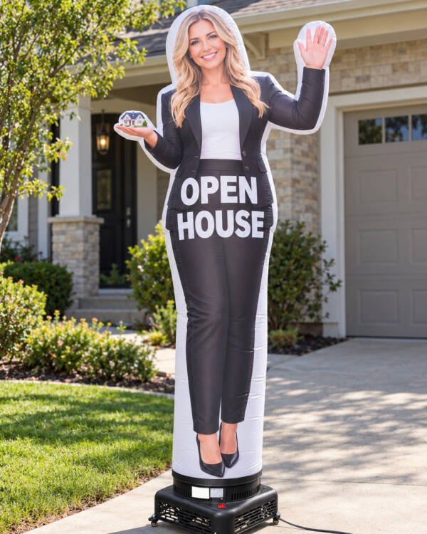 10FT Female Realtor Character Inflatable