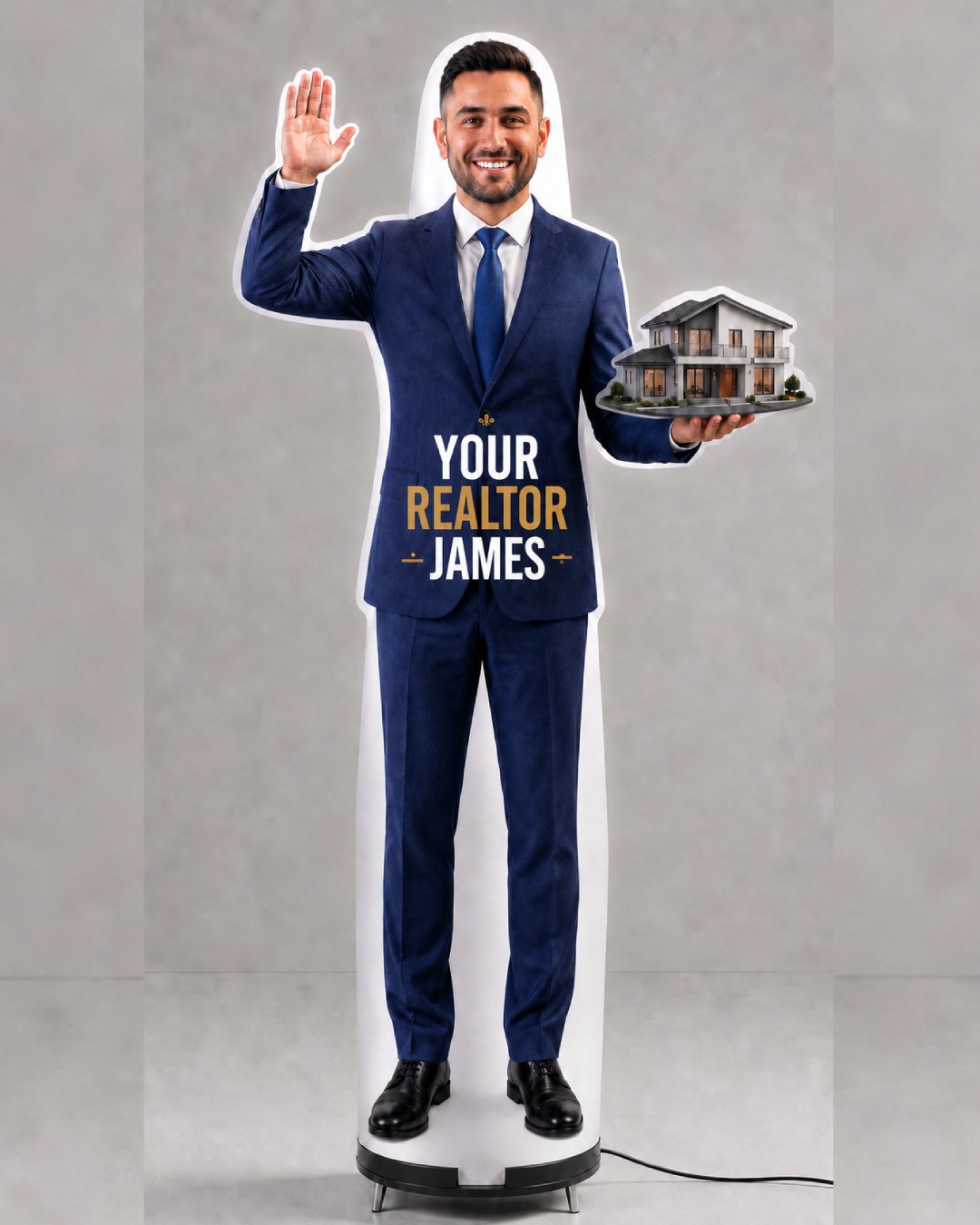 10FT Custom Male Realtor Inflatable Display