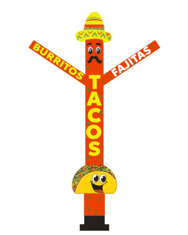 20FT Tacos & Fajitas Air Dancer Inflatable