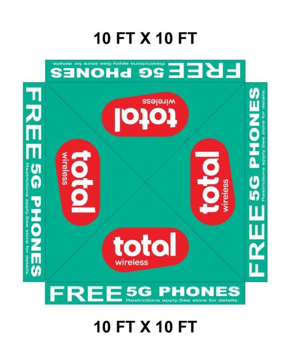 10x10 Total Wireless tent cover