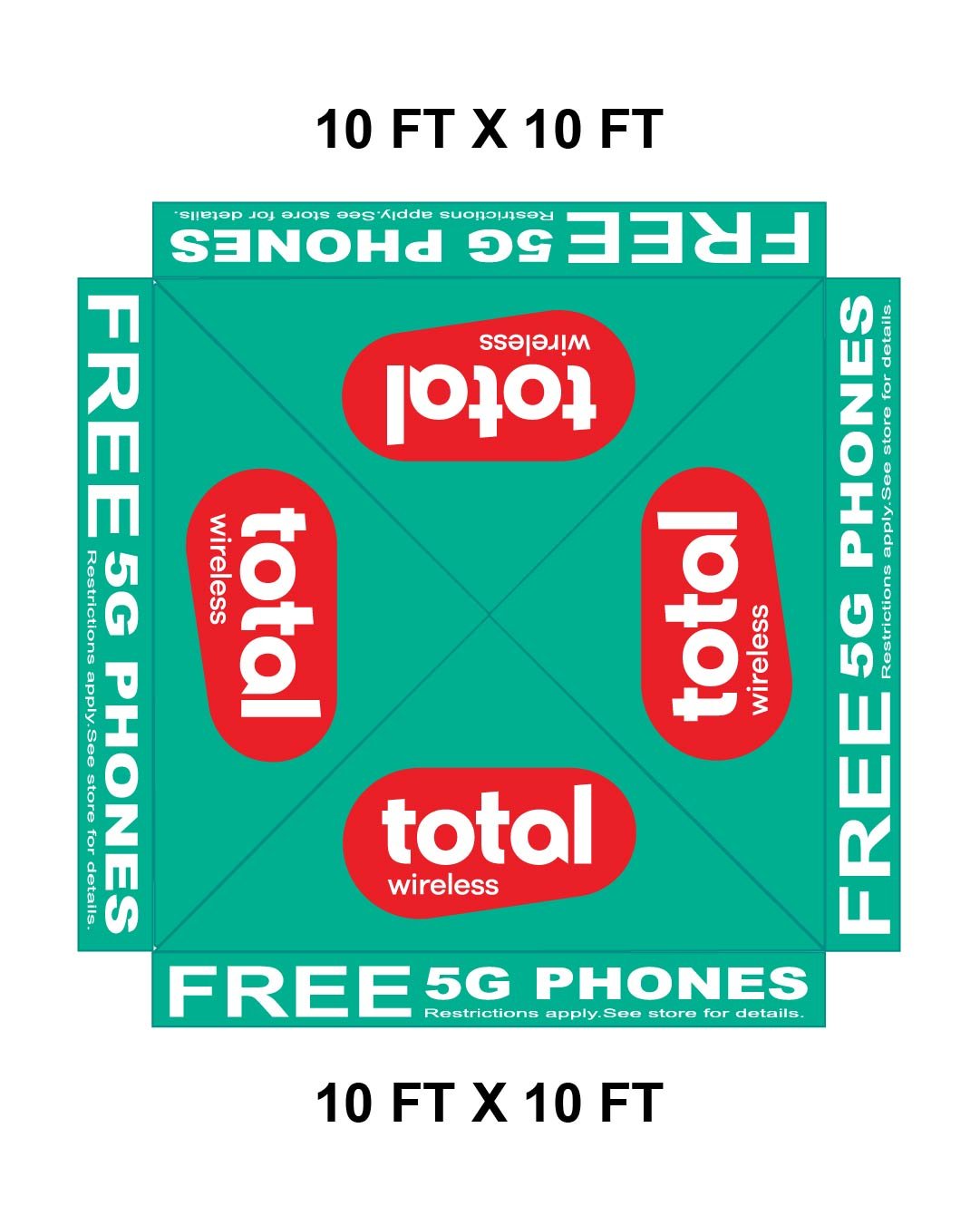 10x10 Total Wireless tent cover 10x10 Total Wireless tent cover