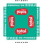 5x5 Tent Cover Teal