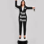 10FT Custom Female Realtor Inflatable with Logo & Name