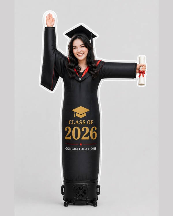 10FT Female Graduate Character Inflatable Display