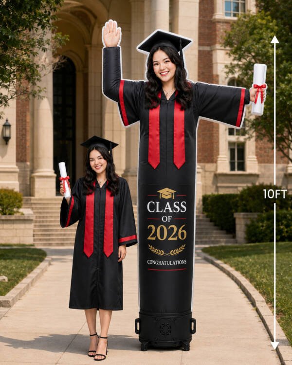 10FT Female Graduate Character Inflatable Display