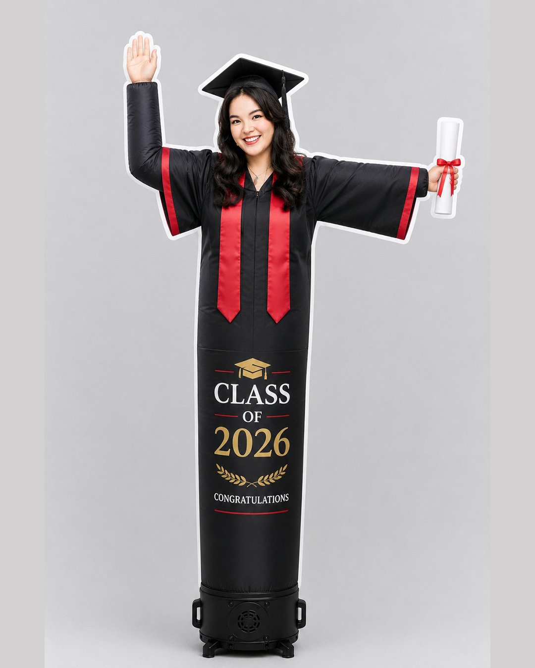 10FT Female Graduate Character Inflatable Display