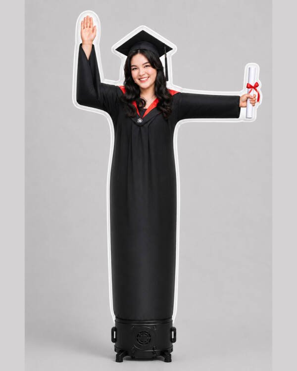 10FT Female Graduate Character Inflatable Display