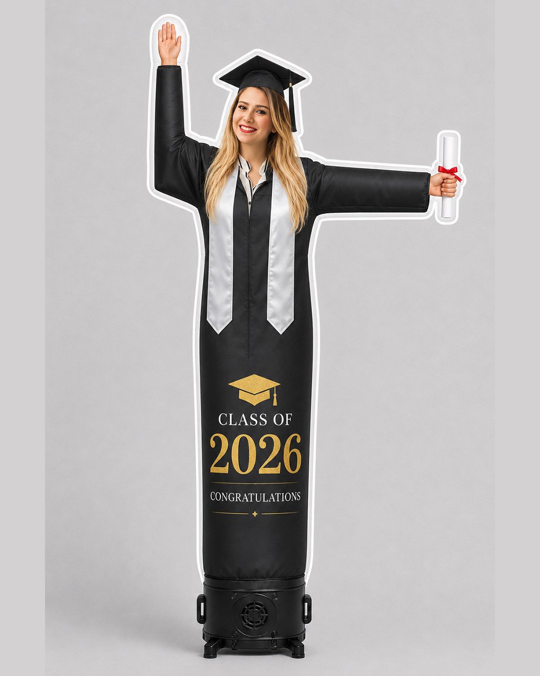 10FT Female Graduate Character Inflatable Display