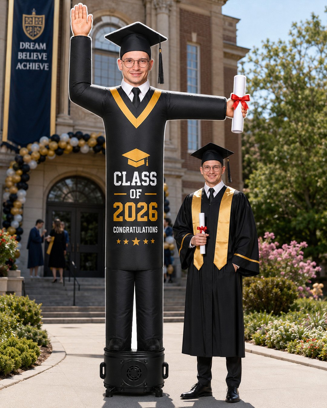 10FT Male Graduate Character Inflatable