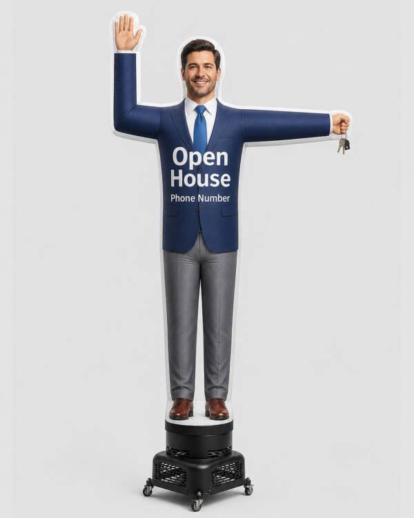10FT Male Realtor Character Inflatable