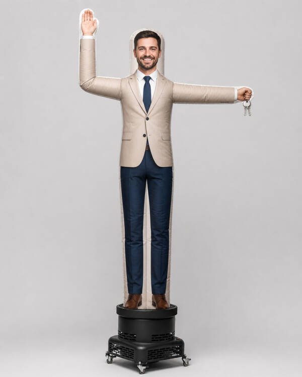 10FT Male Realtor Character Inflatable