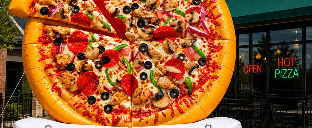 20ft giant pizza advertising inflatable