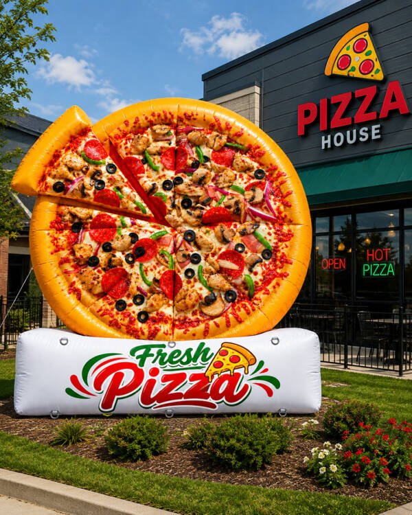 20ft giant pizza advertising inflatable