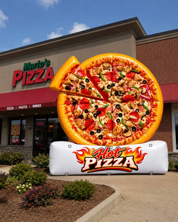 20ft giant pizza advertising inflatable