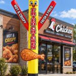 20FT Fried Chicken Inflatable Air Dancer