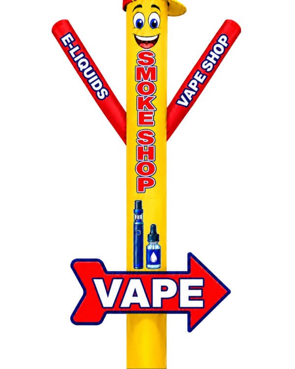 20FT Smoke Shop Vape Air Inflatable Dancer with Arrow