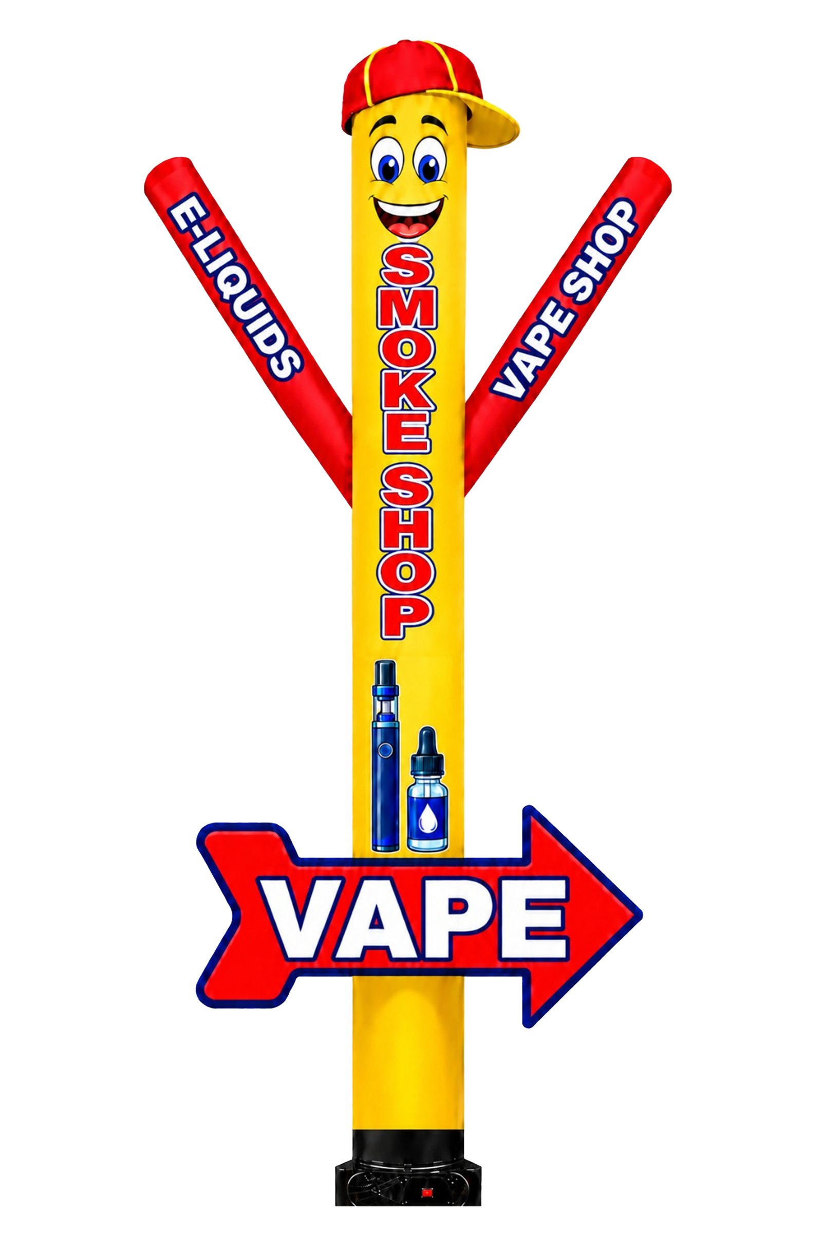 20FT Smoke Shop Vape Air Inflatable Dancer with Arrow