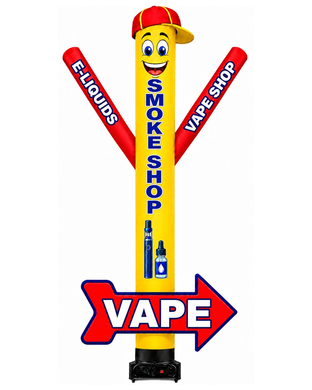 20FT Smoke Shop Vape Air Inflatable Dancer with Arrow