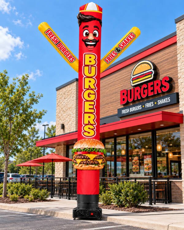 15FT Burgers Restaurant Advertising Inflatable