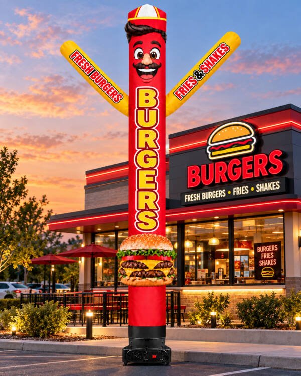 15FT Burgers Restaurant Advertising Inflatable
