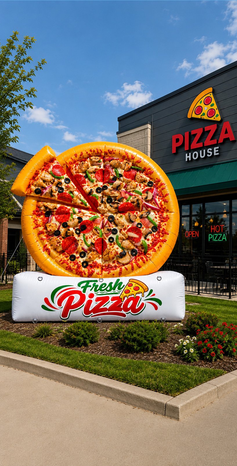 20ft Giant Pizza Inflatable