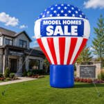 22ft Model Homes Sale rooftop advertising balloon