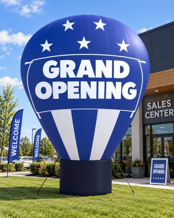 22ft Grand Opening Giant Rooftop Advertising Balloon
