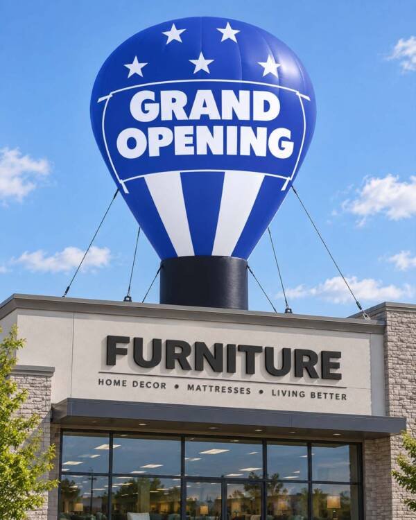 22ft Grand Opening Giant Rooftop Advertising Balloon