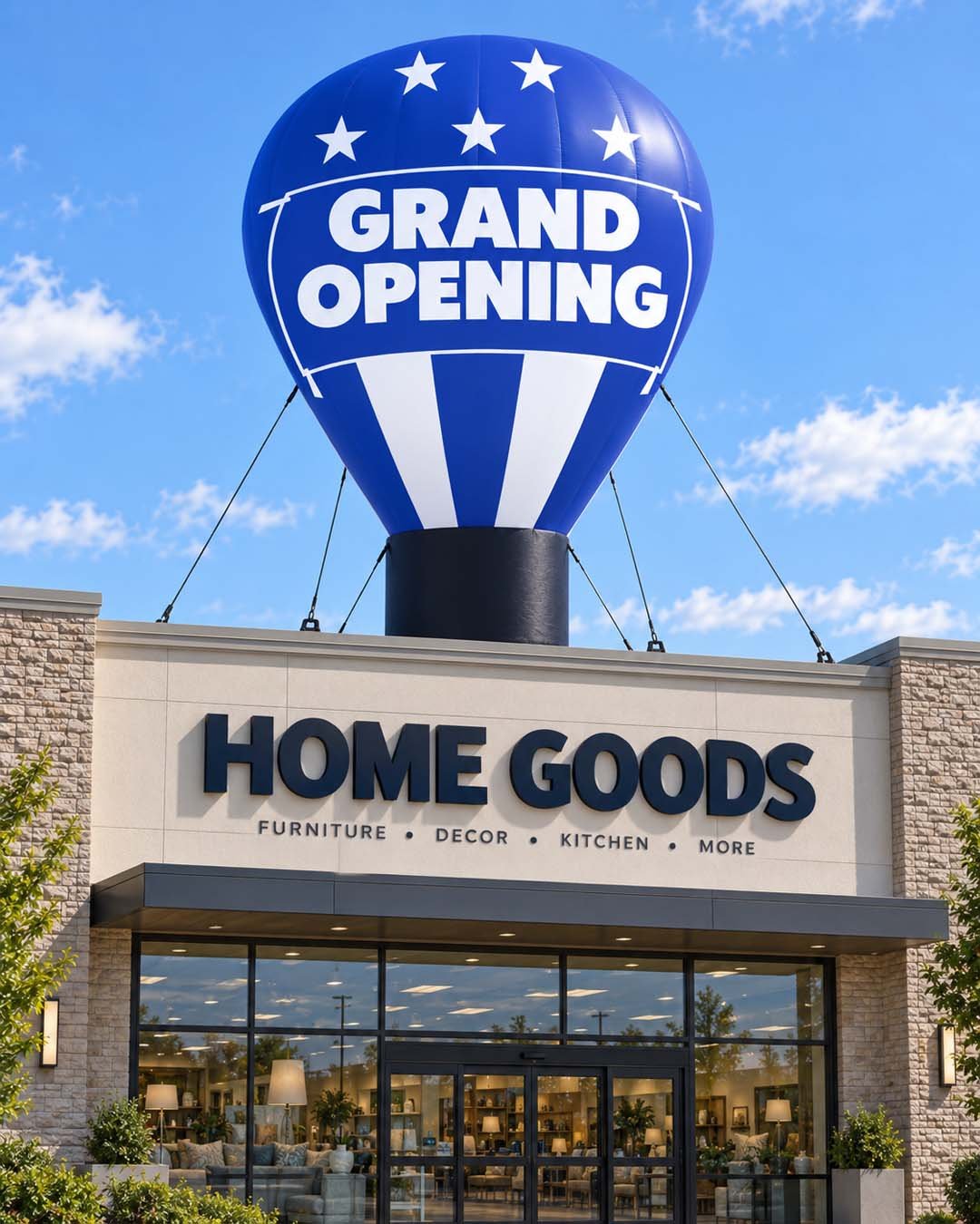 22ft Grand Opening Giant Rooftop Advertising Balloon