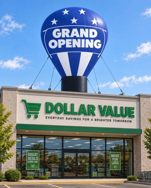 22ft Grand Opening Giant Rooftop Advertising Balloon