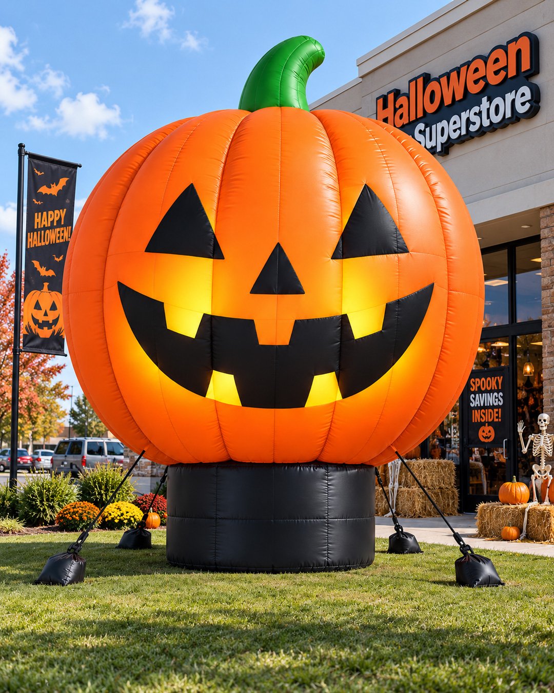 22ft giant Halloween pumpkin inflatable