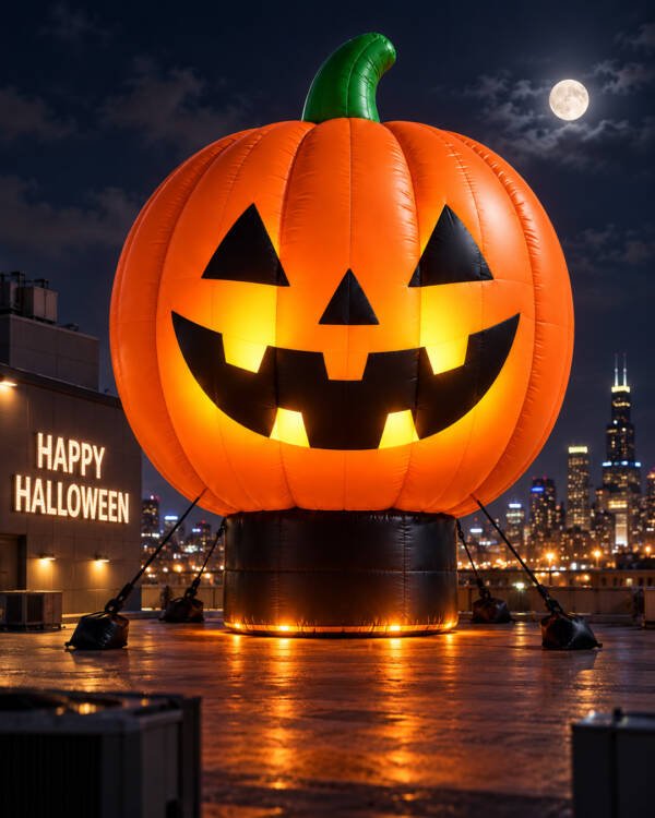 22ft giant Halloween pumpkin inflatable