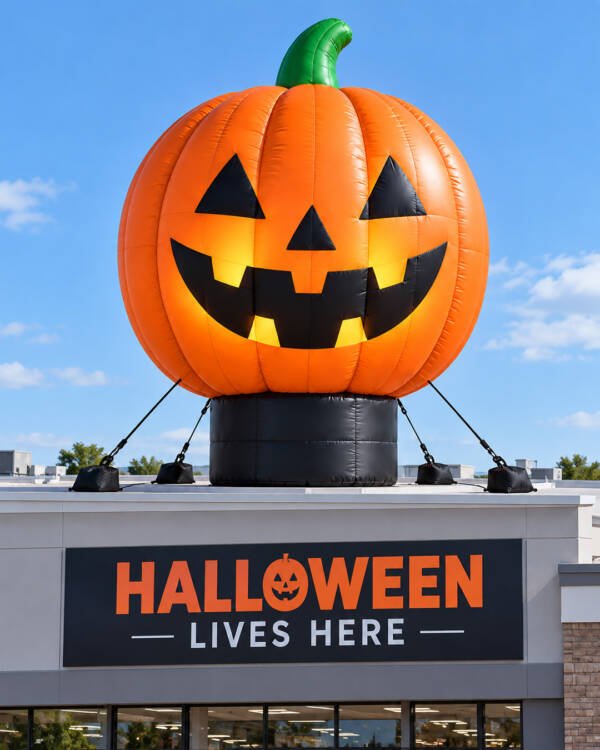 22ft giant Halloween pumpkin inflatable