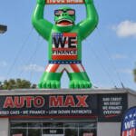 22ft giant gorilla rooftop advertising inflatable