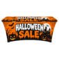 Halloween table cover, Halloween sale display, 6ft stretch table cover, custom table cover