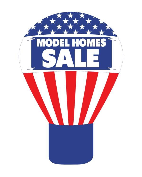 22ft Model Homes Sale rooftop advertising balloon
