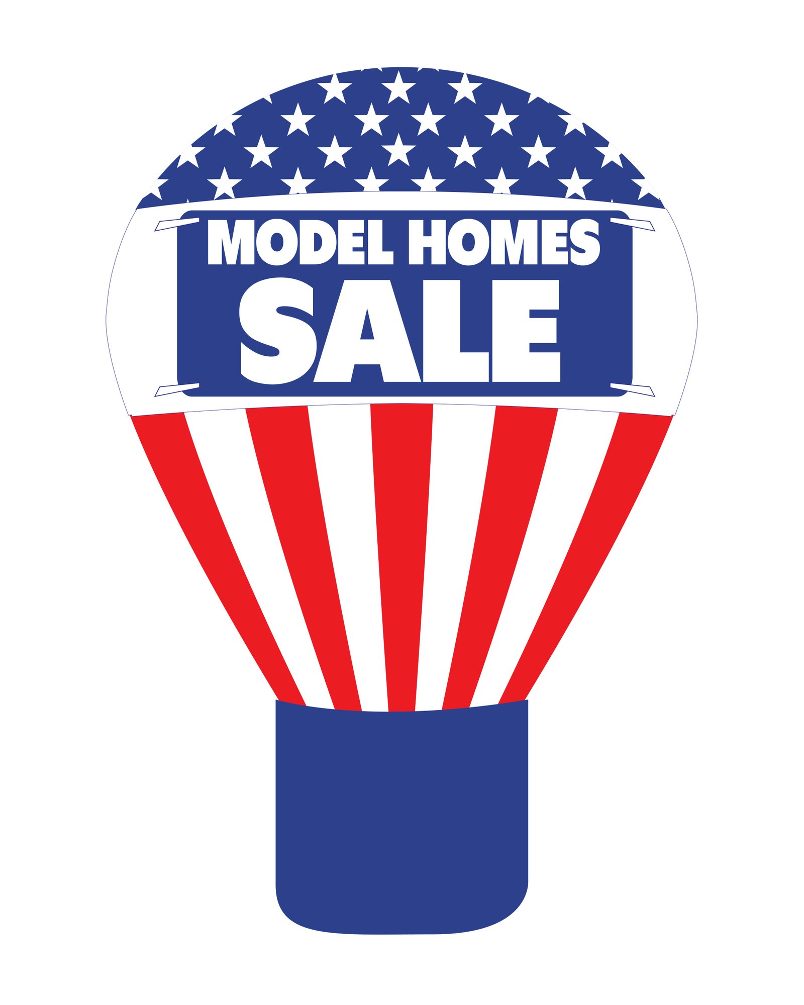 22ft Model Homes Sale rooftop advertising balloon